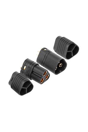 Mt60 3 Pin Dişi Erkek Konnektör Soket Çift Amass 3.5mm 12awg Rc Esc Motor