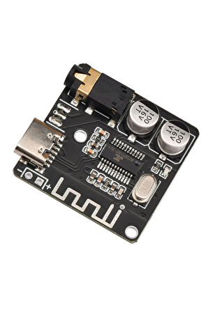 Vhm-314 Type-c Bluetooth Kablosuz Ses Mp3 Modül Amfi Müzik Çalma Kartı Dc 5v Usb Lityum Pil