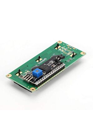 Iıc I2c Seri 1602a 2x16 Mavi Karakter Lcd Modül Display Ekran 5v Beyaz Arka Işık