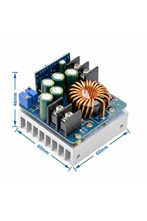 400w 12v / 60v 15a Voltaj Düşürücü Modül Güç Kaynağı Voltaj Ve Akım Ayarlanabilir Dc Dc