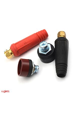 Dkj10-25 200a Konnektör Çift 10-25mm2 Kablo Yüksek Akım Kilitli Panel Tip Konnektör