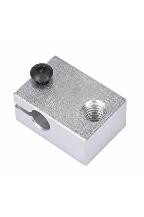 V6 3d Yazıcı Alüminyum Extruder Isıtıcı Blok 1.75 / 3.0mm Filament Uyumlu 6mm Isıtıcı Yuva
