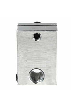 V6 3d Yazıcı Alüminyum Extruder Isıtıcı Blok 1.75 / 3.0mm Filament Uyumlu 6mm Isıtıcı Yuva