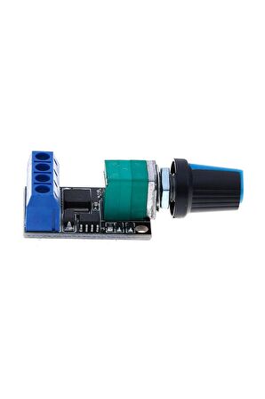 5v/16v 10a Mini Dc Motor Sürücü Hız Kontrol Devresi 0-100% Pot Kontrollü Pwm Açma Kapama Butonlu
