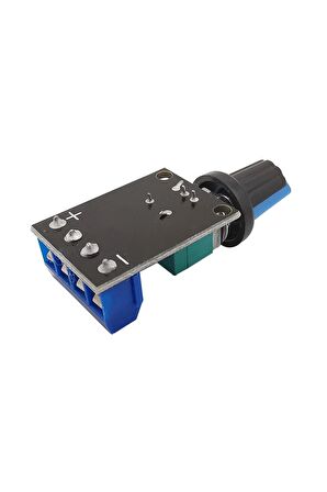 5v/16v 10a Mini Dc Motor Sürücü Hız Kontrol Devresi 0-100% Pot Kontrollü Pwm Açma Kapama Butonlu