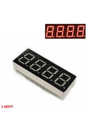 0.56" 4 Hane 7 Segment Led Ekran Kırmızı Ortak Katot 14mm 4 Digit