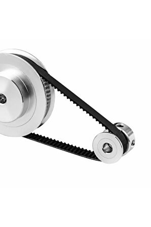 Gt2 16 Diş Alüminyum Kasnak 5mm Delik Çapı 6mm Kayış Zamanlayıcı Doğrusal Hareket