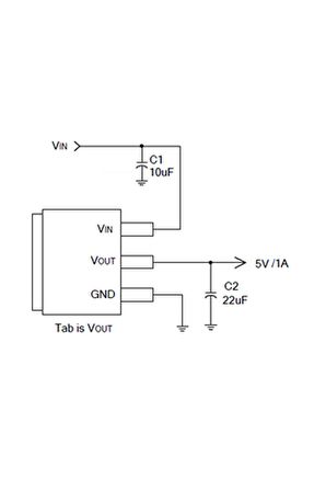 Diodes Ap1117e50g 5v 1a Voltaj Düşürücü Ldo Regülatör Güç Kaynağı 1a Low Dropout Smd Sot223