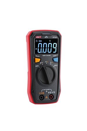 Unı-t Ut123 Dijital Multimetre Mini Cep Tipi Ncv Voltmetre Ampermetre