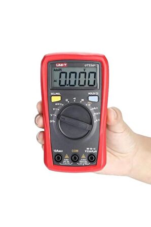 Unı-t Ut33a+ Dijital Multimetre Mini Cep El Tipi Voltmetre Ampermetre