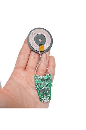 Kablosuz Şarj Modülü Qi Vk007 10w 2a Mobil Akıllı Telefon Oyuncak Pil Şarj Transmiter Micro Usb
