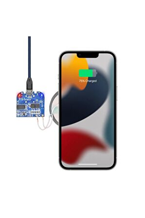 Kablosuz Şarj Modülü Qi 10w 2a Mobil Akıllı Telefon Oyuncak Pil Şarj Transmiter Micro Usb
