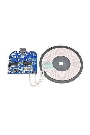 Kablosuz Şarj Modülü Qi 10w 2a Mobil Akıllı Telefon Oyuncak Pil Şarj Transmiter Micro Usb