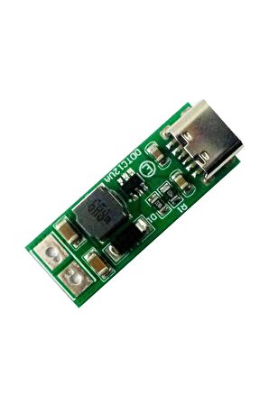Type C Usb 5v To 12v Boost Modül 9w Dc Voltaj Yükseltici