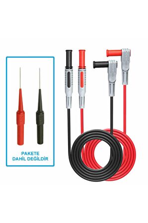 1 Çift P1033 Multimetre Probu 4mm Banana Tip Soket 1000v 10a Catııı 1 Mt Kablo Voltmetre Avometre