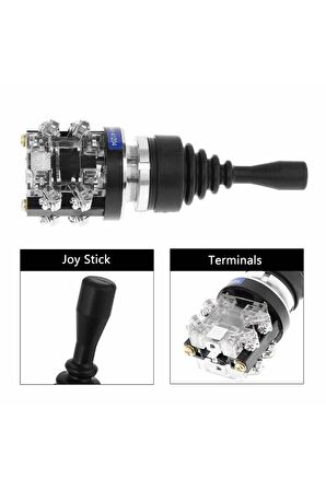 Hka1-41z04 Joystick 4 Yön No Kumanda Kolu Momentary Anlık 10a 250v Monolever Anahtar