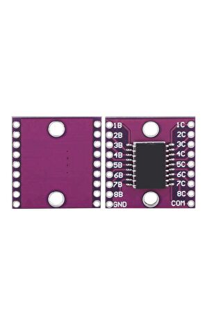 Uln2803a Npn 8 Adet Darlington Transistör Sürücü Entegre Modülü Bjt Bipolar Yüksek Voltaj Akım