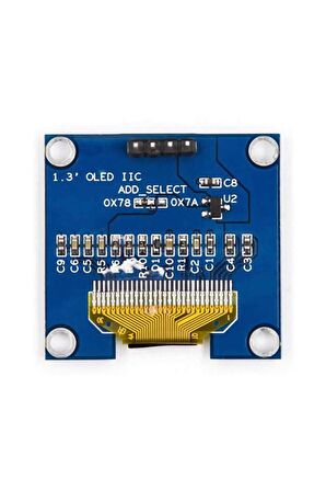 1.3 Inch I2c Mavi Oled Lcd Modül Ssh1106 Dc 3.3v 5v 128x64 Pixel Grafik Lcd Display Ekran