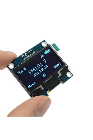 1.3 Inch I2c Mavi Oled Lcd Modül Ssh1106 Dc 3.3v 5v 128x64 Pixel Grafik Lcd Display Ekran