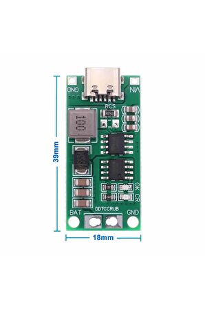 4s 1a 16.8v Lityum Pil Şarj Modülü Type C 18650 Li-ıon Batarya Step-up Boost Cn330x