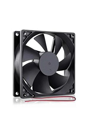 Dc 12v Fan 90x90mm 9025 3200rpm 9x9cm Sessiz 2 Pin Fırçasız Soğutma Kuluçka Ekran Kartı