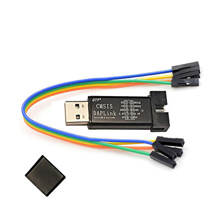 Daplink Arm Jtag Programlayıcı Metal Kutu Mini Cortex Swd Uart Emulator Simulator Debugger Hata