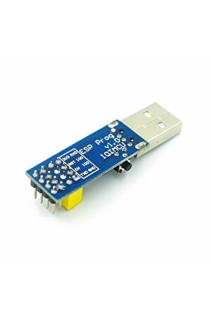 Esp-01 Ch340 Usb Bağlantı Adaptörü Reset Butonlu Esp01 Esp8266 Esp-01s Wifi Modül Ayar Firmware