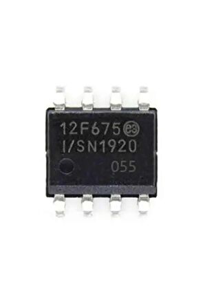 Pıc12f675-ı/sn So8 8 Bit 20mhz Mcu Entegre Ic 12f675 Smd Soıc-8