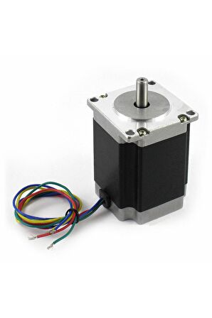 57HS8230 Nema 23 Step Motor 2.2Nm 3.6V 3A 6mm Mil 2 Faz 1.8 Derece 200 Adıım 3D Yazıcı