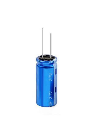 1f 2.7v Süpercap 8x14mm Dıp Süper Kapasitör Enerji Depolama Güneş Rüzgar Akü Batarya Güç Kaynağı