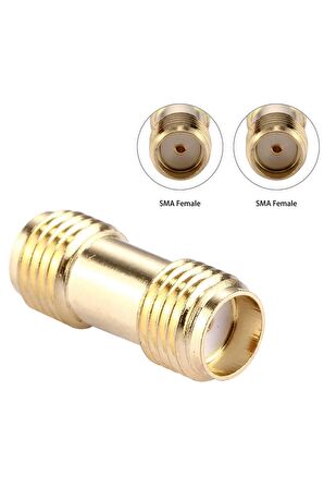Sma Dişi To Sma Dişi Adaptör Soket Altın Kaplama Soket 0-6ghz Rf Wi-fi Anten Fpv Lorarouter Koaksi