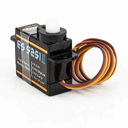 EMAX ES9251 II 4gr Dijital Servo Motor Mini Plastik Dişli 0.25kgcm Tork RC Uçak Drone Robot Kol