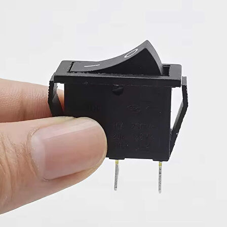 15A 250V On / Off 2 Pin Anahtar İnce Latch Tip Buton Yüksek Akım Kcd3-101 Switch Panel Montaj Kutu