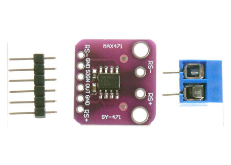 GY-471 3A Akım Sensör Modülü MAX471 Çift Yönlü Ölçme Telefon Taşınabilir Cihaz Pil Batarya Kapasite