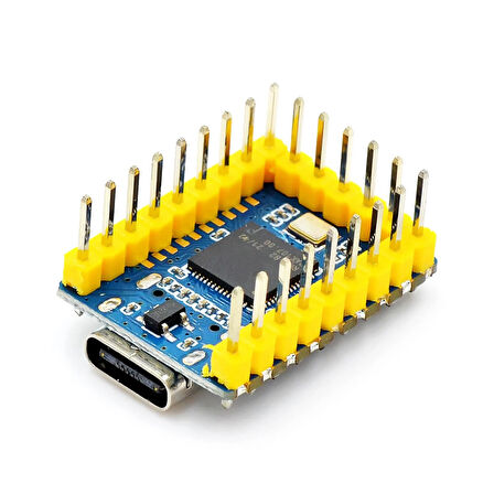 Raspberry Pi Zero RP2040 Dual Core 133Mhz 2Mb Modül Arm Cortex-M0+ 264Kb Type C Mini Bilgisayar