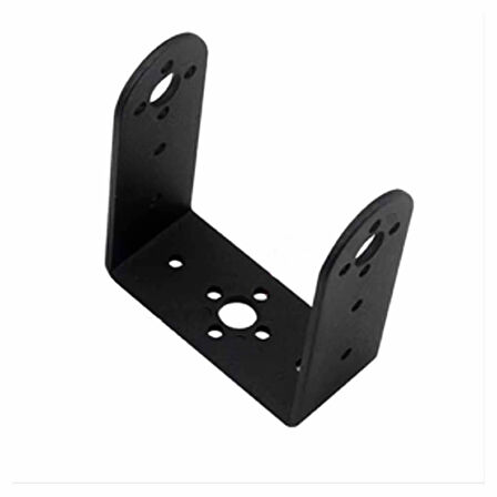 Uzun U Servo Motor Metal Montaj Parçası Braket MG995 MG996R S3003 TD-8120MG Alüminyum Tutucu