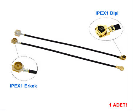 15cm Ipex1 Erkek İpex1 Dişi RF Bağlantı Kablosu Altın Kaplama RF Anten Mhf1 UFL U.FL Mini PCIe