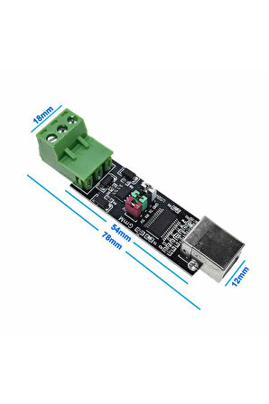 USB to Rs485 Modül Ft232rl Otomatik Yön Kontrol Endüstriyel Tip Com Seri Port Sinyal Çevirici