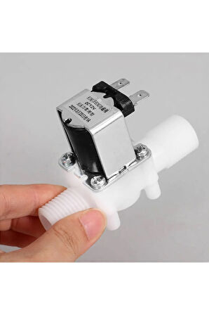 12V Plastik Solenoid Valf NC Elektrikli Manyetik Su Akış Vanası Kontrol Bahçe Sulama Robotik Çamaşı
