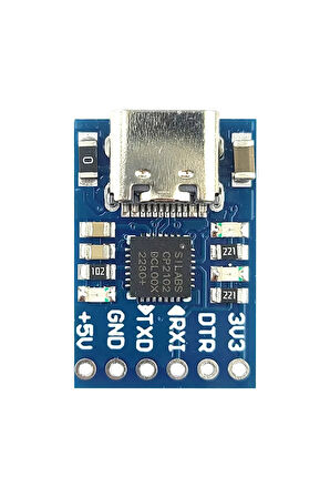 CP2102 USB to RS232 TTL UART Çevirici Modül Type C Usb Seri Port Haberleşme Mcu Uydu Alıcı Tel GSM