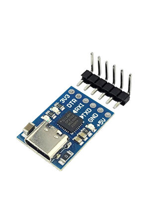 CP2102 USB to RS232 TTL UART Çevirici Modül Type C Usb Seri Port Haberleşme Mcu Uydu Alıcı Tel GSM