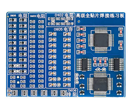 Smd Lehim Öğrenme Seti 77 Parça Smt Elektronik Eğitim Kiti Deney Pratikleme Kartı Qfp44 Sop16