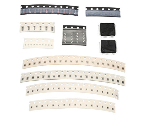 Smd Lehim Öğrenme Seti 77 Parça Smt Elektronik Eğitim Kiti Deney Pratikleme Kartı Qfp44 Sop16