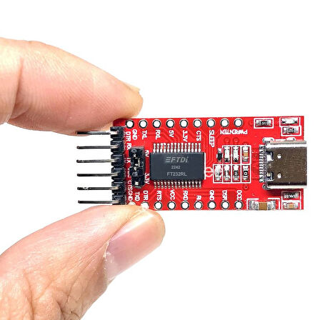 FT232RL USB to RS232 TTL UART Çevirici Modül Type C Usb Soket Seri Port Haberleşme Arduino Mcu