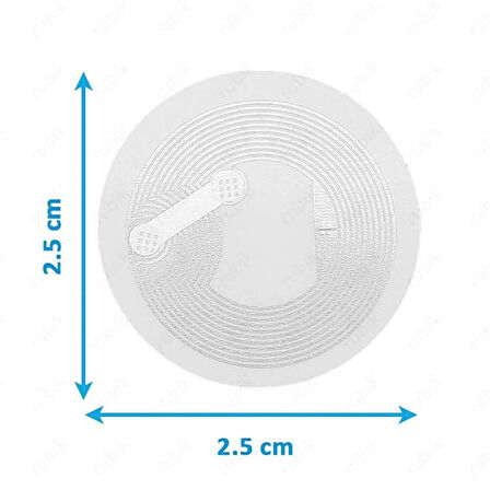 13.56Mhz Nfc Rfid Etiket Manyetik Proximity Göstergeç 13.56 Mhz Güvenlik Kapı Geçiş Ürün Depo Pers