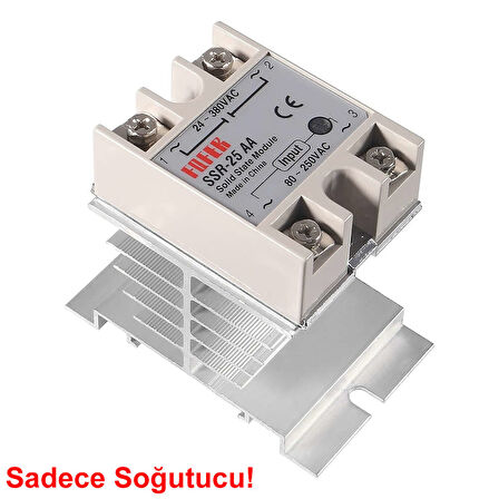 Ssr Alüminyum Soğutucu Blok Solid State Röleler İçin 10A/40A Ray Montaj Edilebilir Isı Sıcaklık Düş