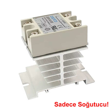 Ssr Alüminyum Soğutucu Blok Solid State Röleler İçin 10A/40A Ray Montaj Edilebilir Isı Sıcaklık Düş