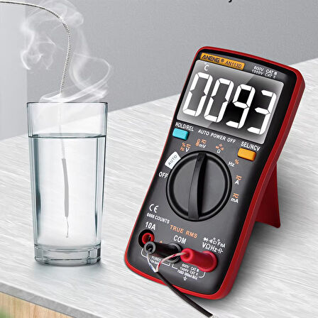 Aneng AN113D Dijital Multimetre Otomatik Algılama True-Rms NCV Voltmetre Ampermetre AC DC Voltaj Ak