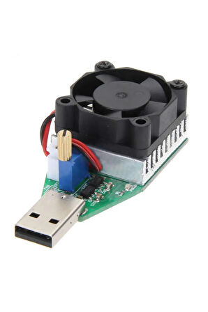 Usb 15W 3.7V 13V 0.15A/3.0A Elektronik Yük/Deşarj Kartı Fan Soğutuculu Pil Akü Kapasite Deşarj Test