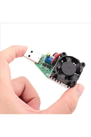 Usb 15W 3.7V 13V 0.15A/3.0A Elektronik Yük/Deşarj Kartı Fan Soğutuculu Pil Akü Kapasite Deşarj Test